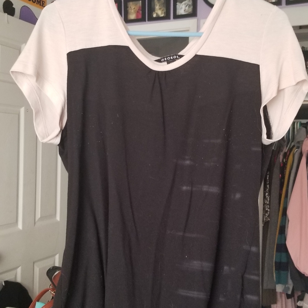 Cream and Gray top
